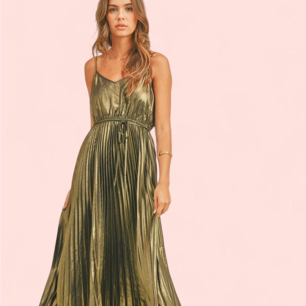 Glamorous Metallic Maxi Dress